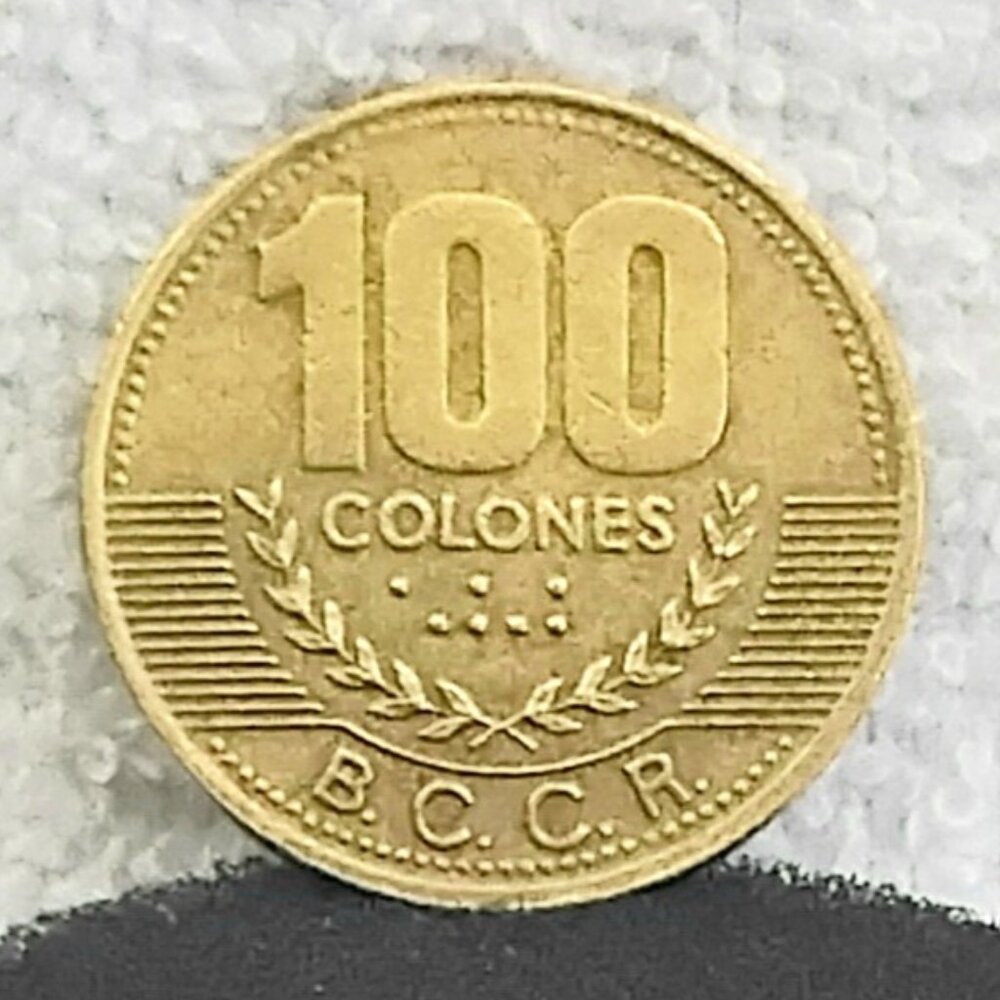 Circulated 2000 Costa Rican B.C.C.R. 100 Colones Coin!!